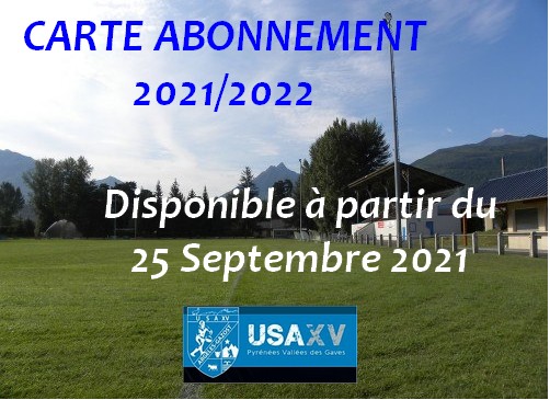 ABONNEMENT 2021 2022 USA